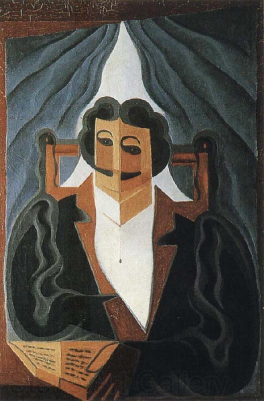Juan Gris The Portrait of man Spain oil painting art